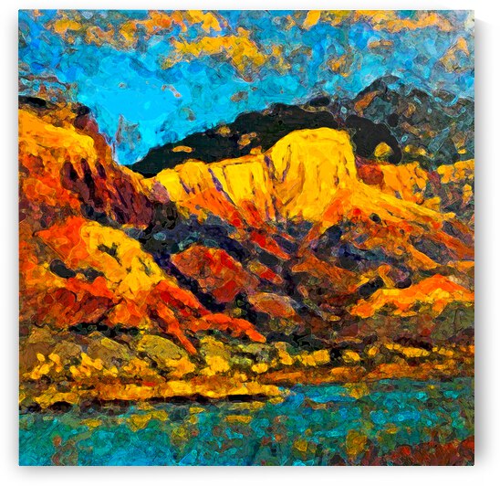 Chama River Light Digital by Tom McGee Art  Landscapes Reimmagined