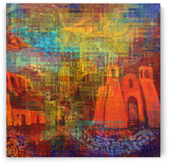 New Mexico Earth and Spirit Digital by Tom McGee Art  Landscapes Reimmagined