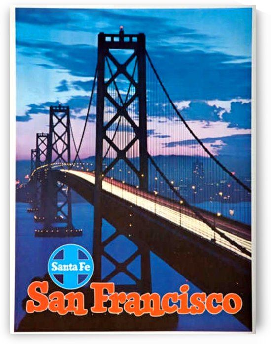 Santa Fe San Francisco by VINTAGE POSTER