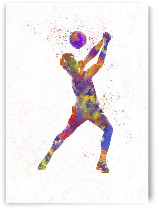 volleyball player by artvi