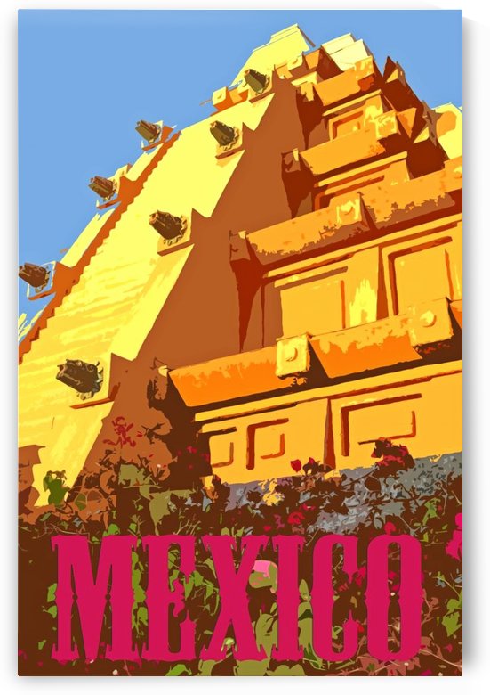 Mexico City vintage travel poster by VINTAGE POSTER