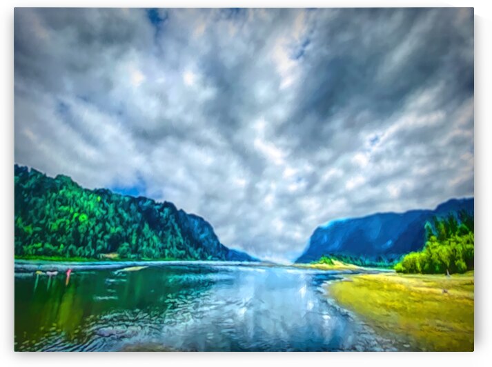 Big Sky Over the Gorge V1 by ArcheanArt