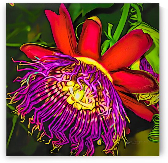 Electric Blossom by ArcheanArt