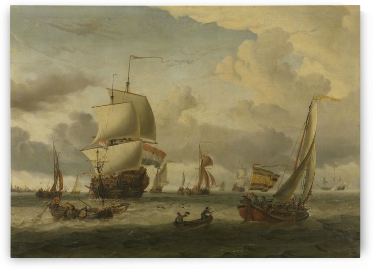De rede van Enkhuizen by Abraham Storck