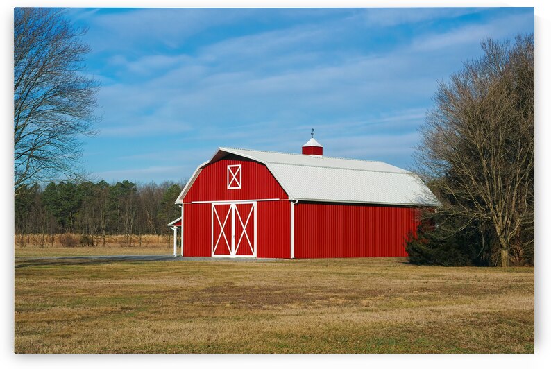 Iconic Red Barn at Greenwood by Bill Swartwout Photography
