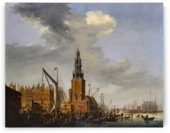 Haringpakkerstoren by Abraham Storck