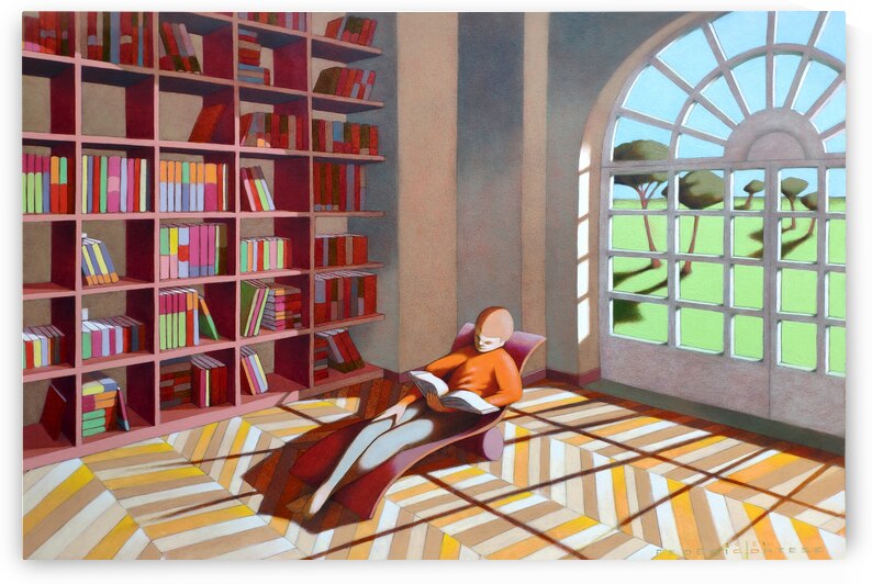 The reading room by federicocortese