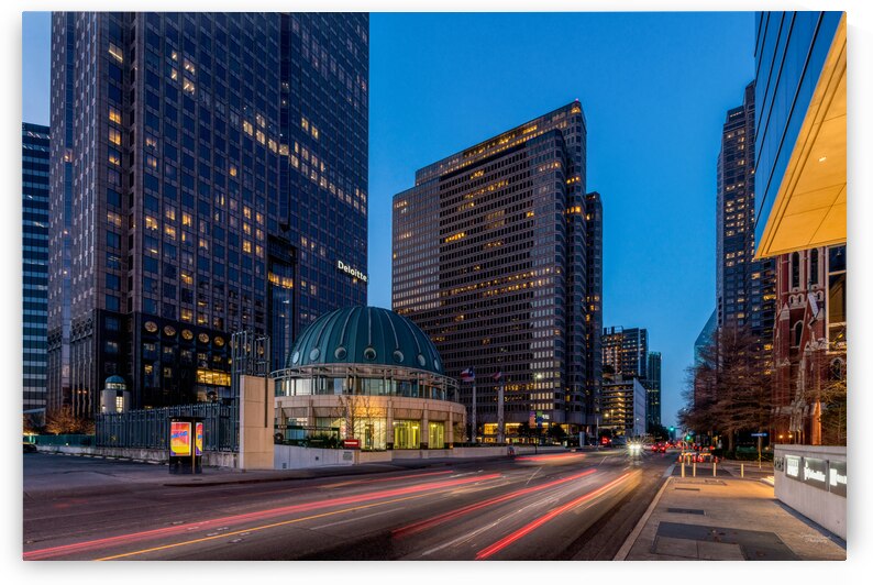 Moving Cars Dallas Art District by Jennifer White