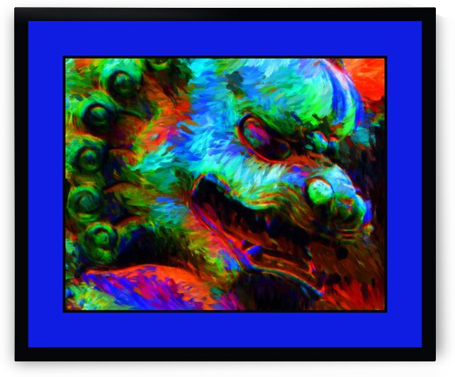 GUARDIAN OF EMPERIORS IN THE FORBIDDEN CITY - BEIJING CHINA by LES MAYERS 