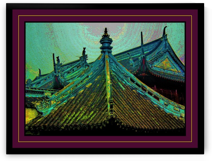 ANCIENT CHINESE ROOFTOPS by LES MAYERS 