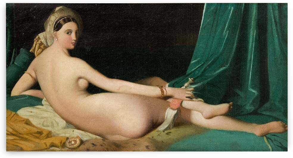 Jean Auguste Dominique Ingres  1830 Odalisque by TOPARTGALLERY