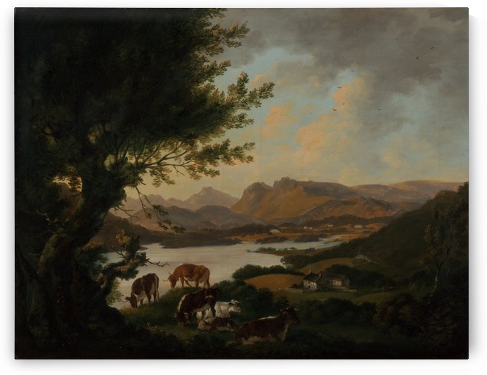 Lake Windermere by Julius Caesar Ibbetson