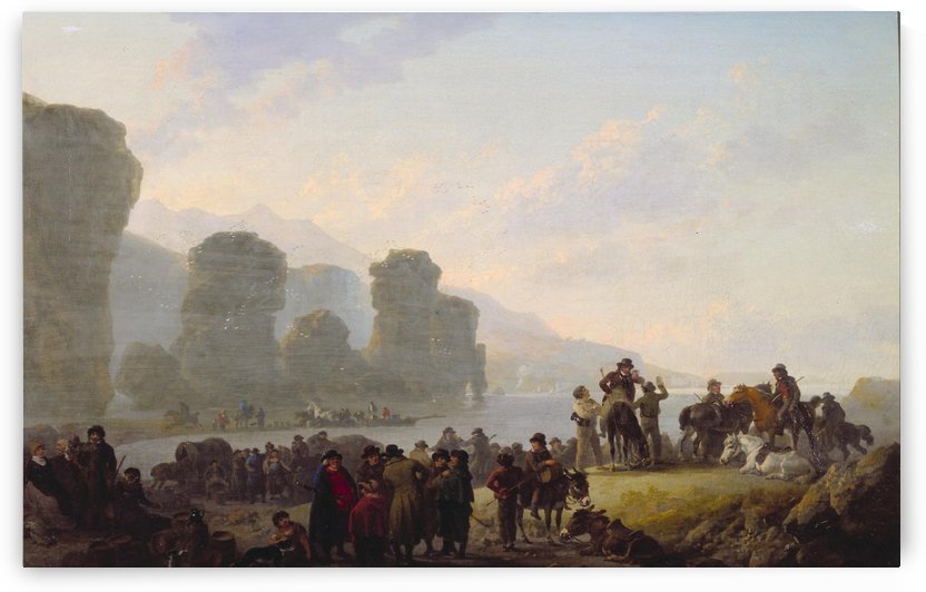 Smugglers on the Irish Coast by Julius Caesar Ibbetson