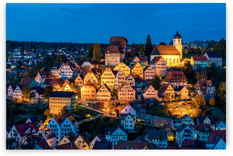 Old town of Altensteig in the Black Forest by Dieterich Fotografie