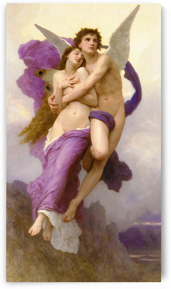 William Bouguereau 1895 The abduction of Psyche by TOPARTGALLERY