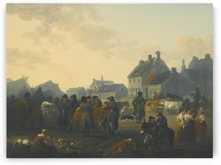 Caesar market day by Julius Caesar Ibbetson