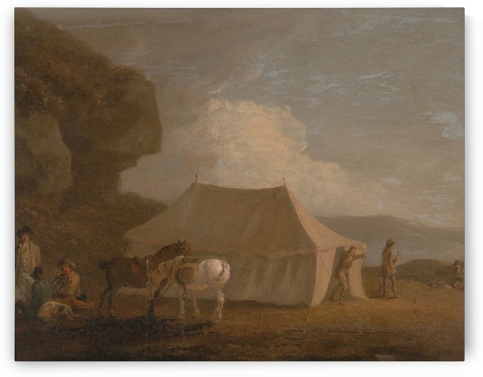 The Shooting Party by Julius Caesar Ibbetson