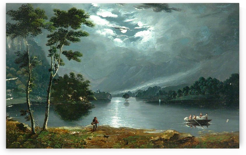Windermere, Looking North and Lake by Julius Caesar Ibbetson