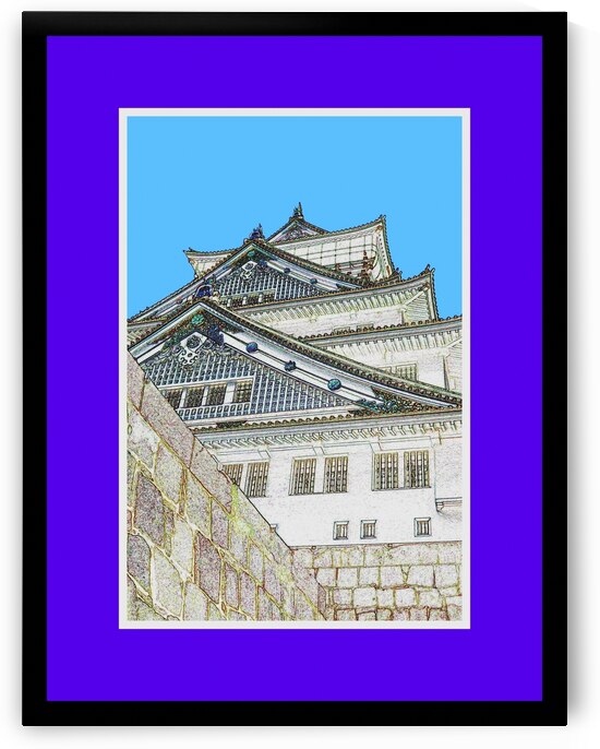 HIMEJI CASTLE IN OSAKA JAPAN  by LES MAYERS 