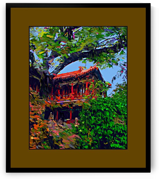 EMPERIORS HOME IN THE FORBIDDEN CITY - BEIJING CHINA  by LES MAYERS 