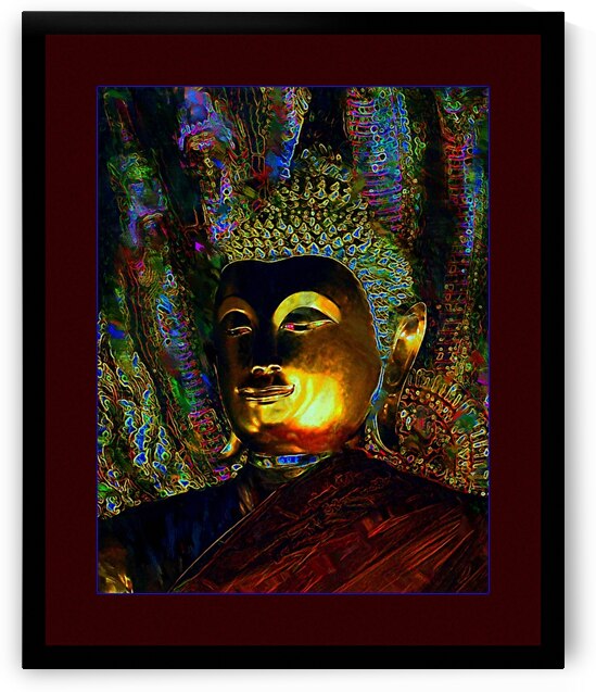 BUDDAH WITH COBRAS  by LES MAYERS 