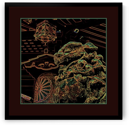 A JAPANESE FOO DOG   by LES MAYERS 