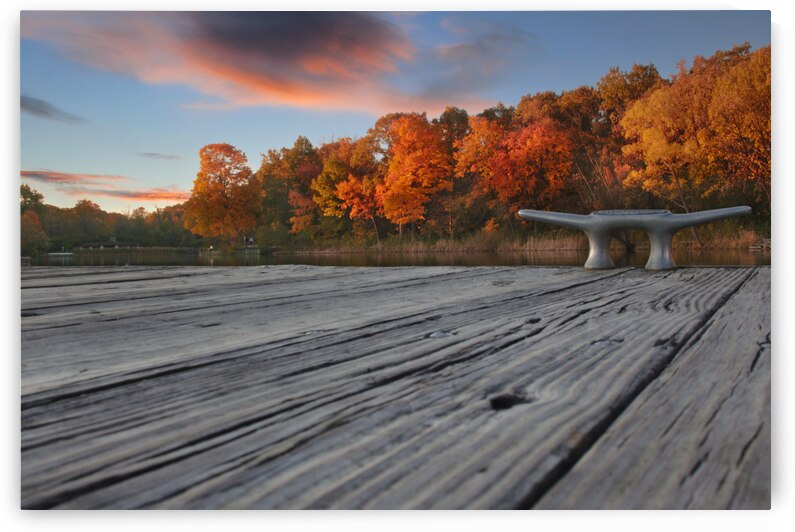Lake Pier in the Fall I by Maitreya Photo