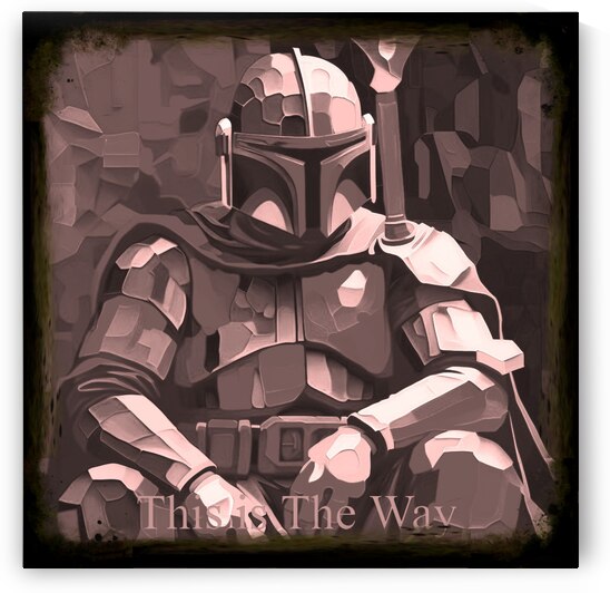 Black and White Mando by Ignite Studio Prints