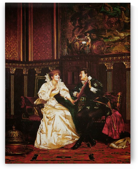 A cuple on the sofa by Frederic Soulacroix