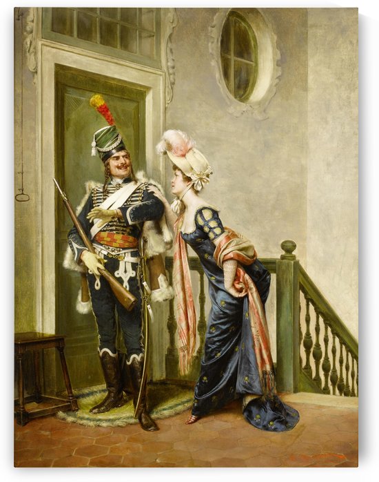 The gallant officer by Frederic Soulacroix