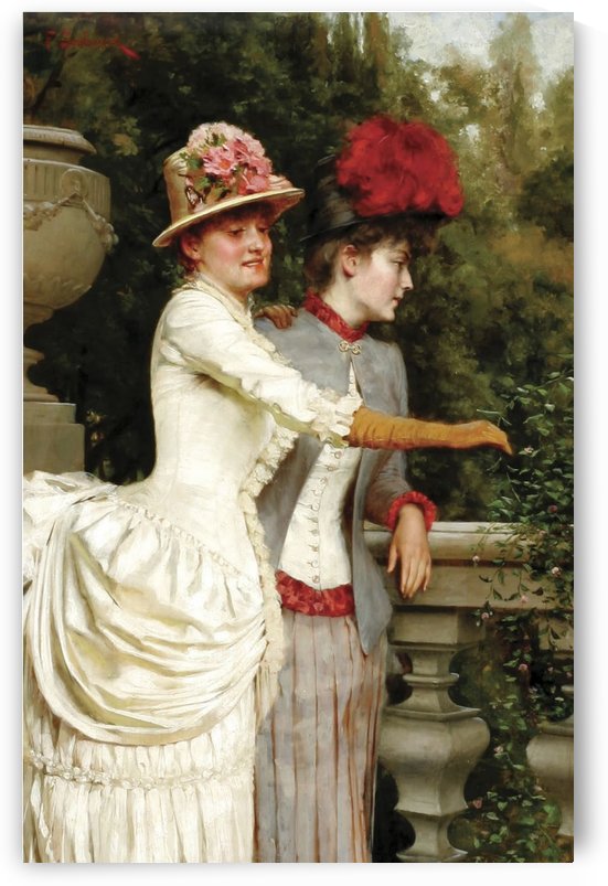 Two ladies by Frederic Soulacroix