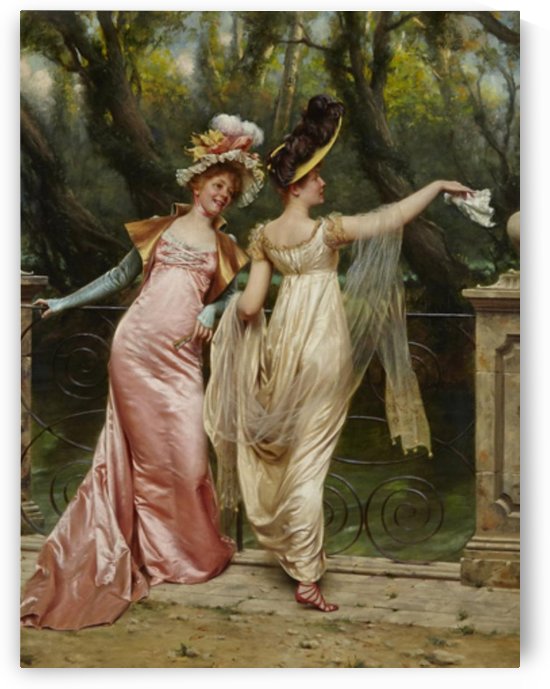 Ladies wispering by Frederic Soulacroix