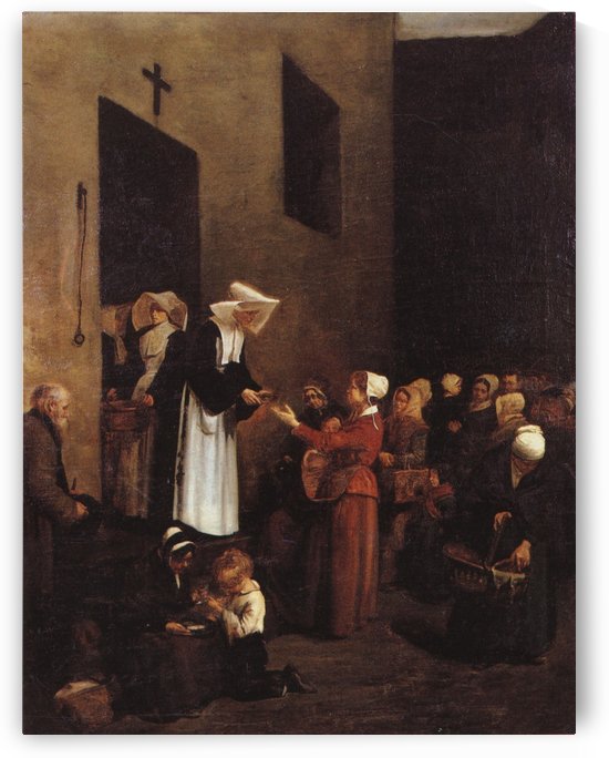 La charite by Francois Bonvin