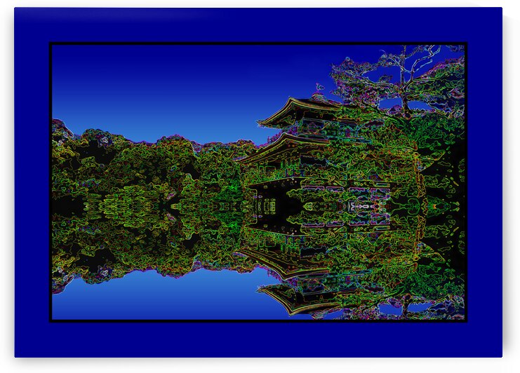 GOLDEN PAGODA IN KYOTO JAPAN    by LES MAYERS 