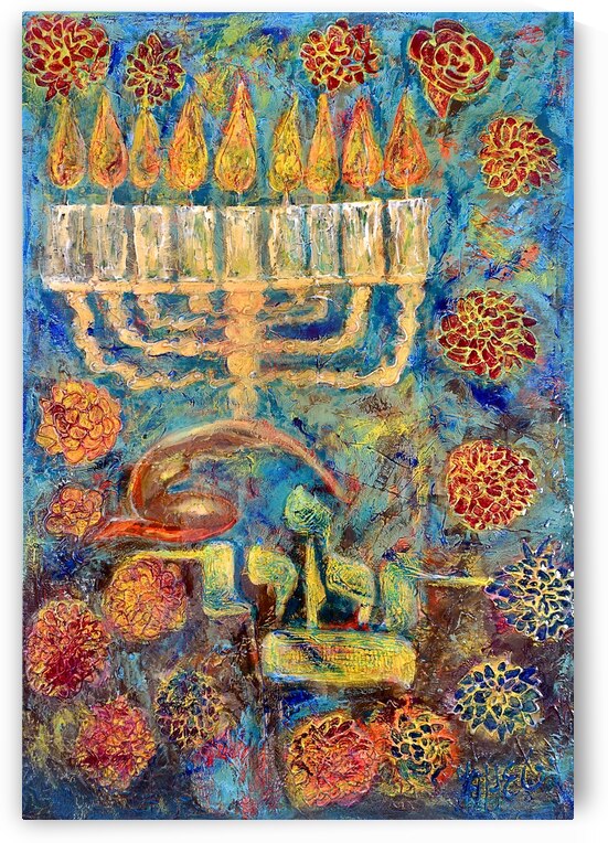 Mystic Menorah by Yahel