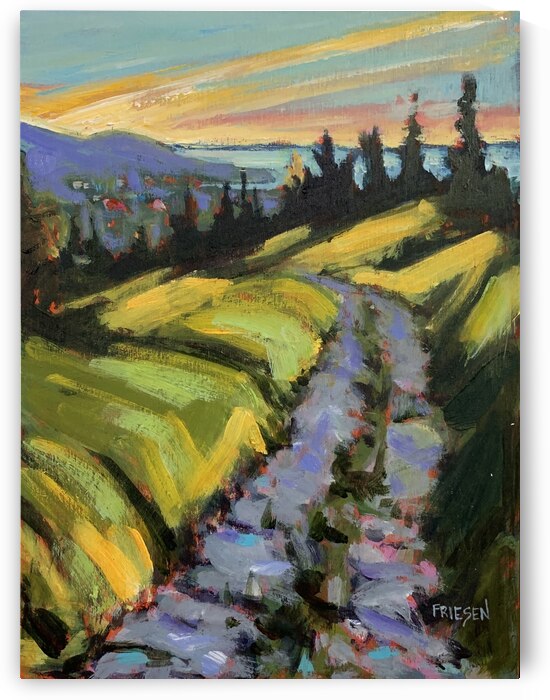Blueberry Path by Holly Friesen