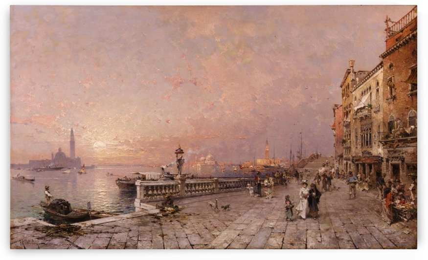 A day in Venice by Franz Richard Unterberger