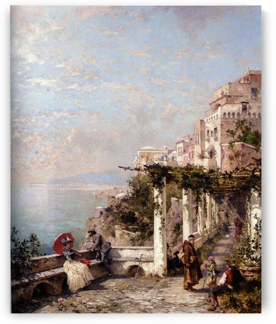 Die Amalfi Kuste by Franz Richard Unterberger