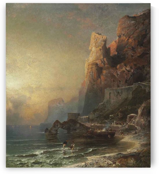 Unterberger Salerno 1837 by Franz Richard Unterberger