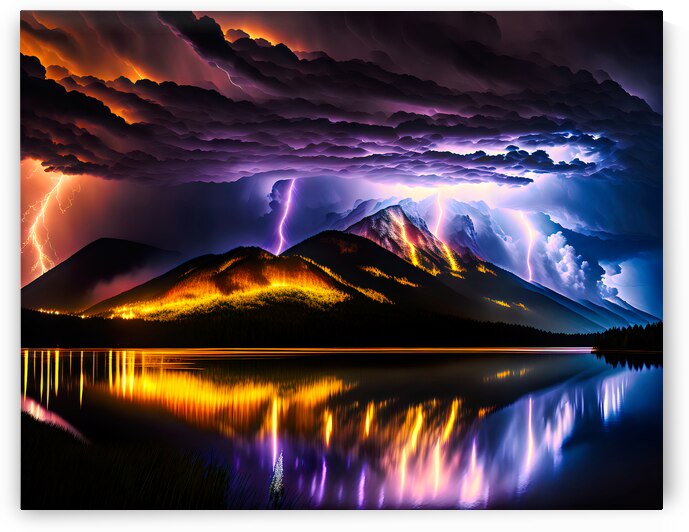 Fire On The Mountain by Bill Swartwout Photography