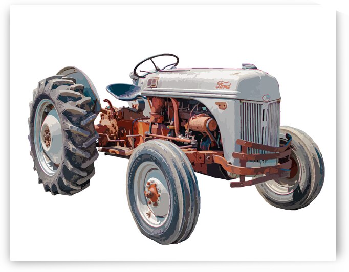 Ford 8N Red Belly Tractor by Joe Riederer