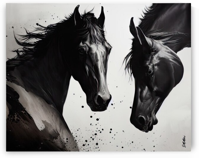 Black Beauties  by Susanne McMillan Art