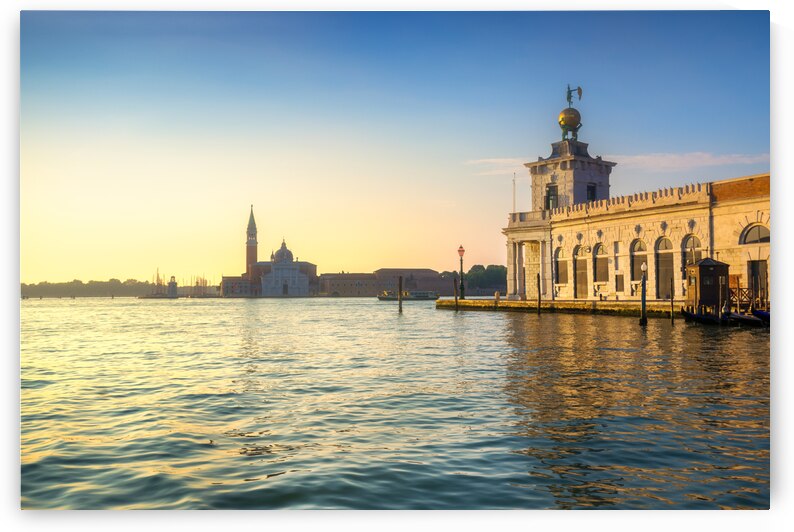  San Giorgio church and Punta della Dogana. Venice by Stefano Orazzini