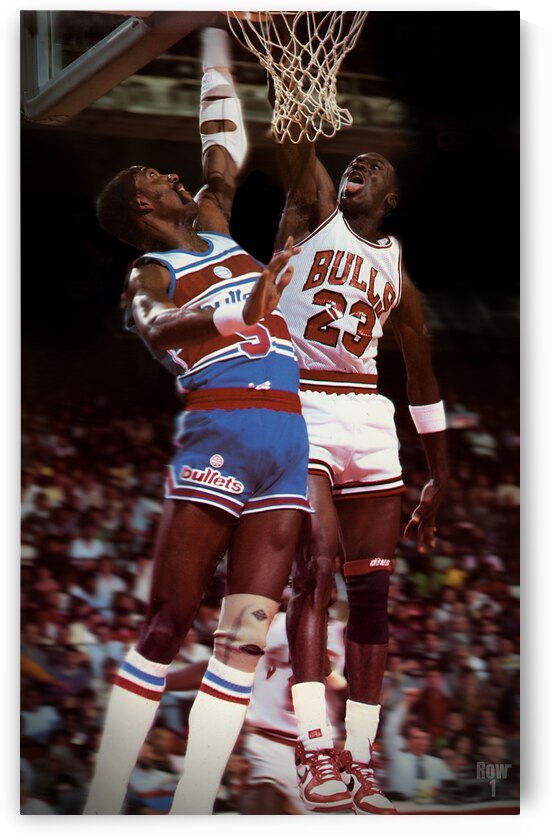 Michael Jordan Dunk Photo Remix by Row One Brand