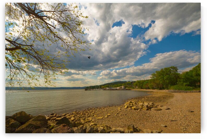 Scenic Croton on Hudson Coast by Michele Milano Arts