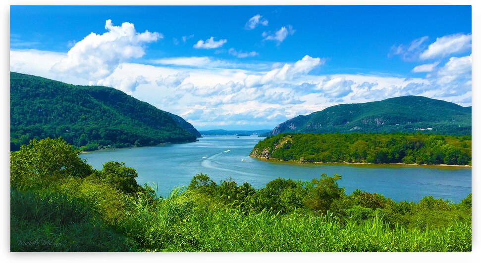 Hudson River View from West Point by Michele Milano Arts