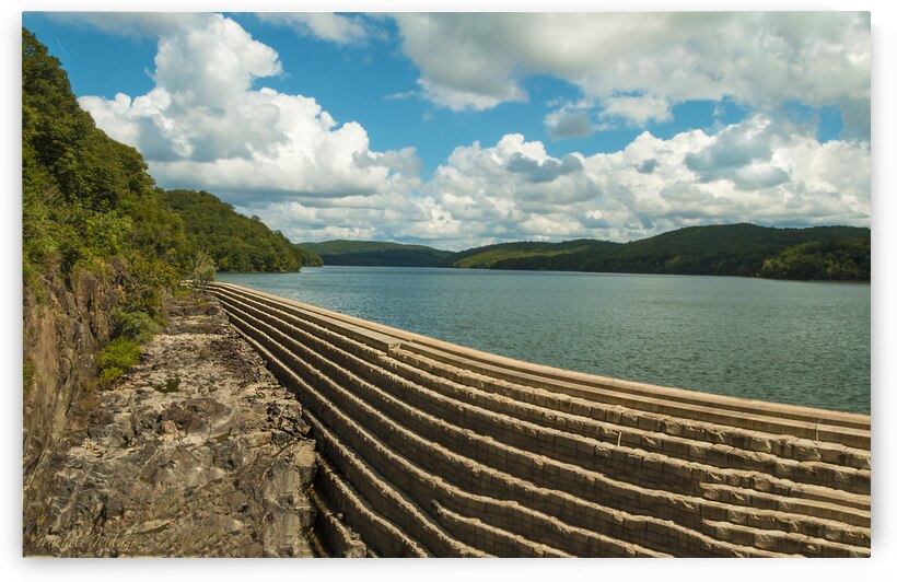Croton Dam Reservoir on a Sunny Day by Michele Milano Arts