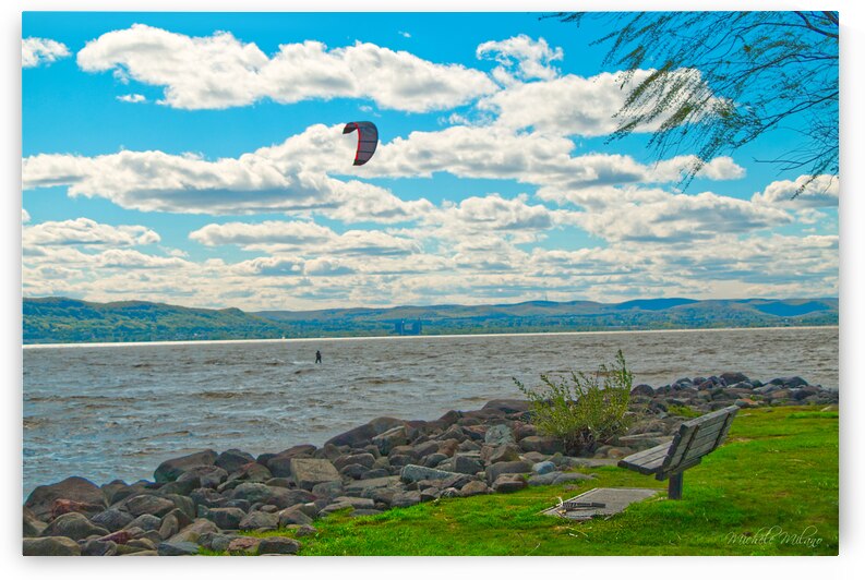 Great Gusts on the Hudson  by Michele Milano Arts