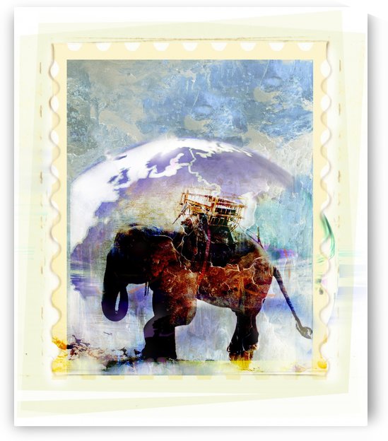 An Elephant Carrying Cargo by PacificStock