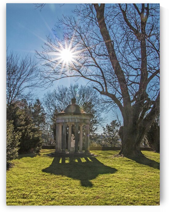 Lovely Manor House Gazebo by Michele Milano Arts